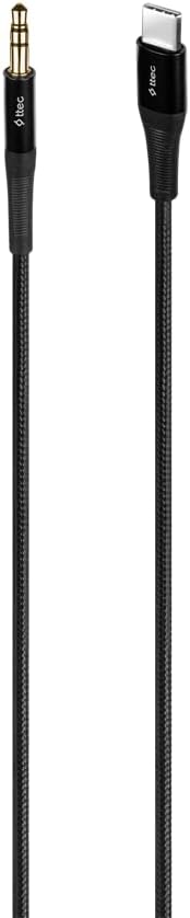 Aux - USB-C Ses Kablosu 100cm Siyah