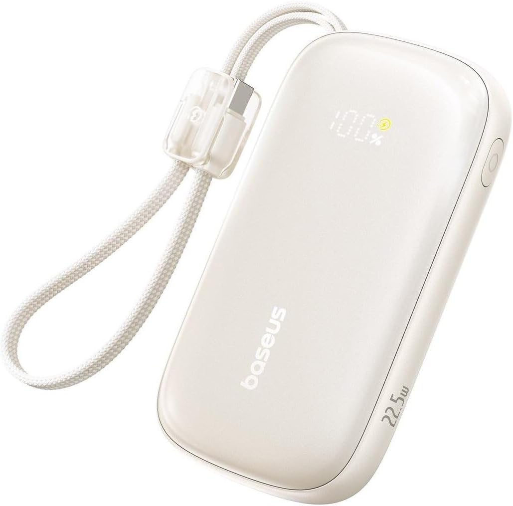 EnerFill FC21 QPow3 Ultra Dijital Göstergeli Powerbank 10.000 mAh 22.5W -Titanyum