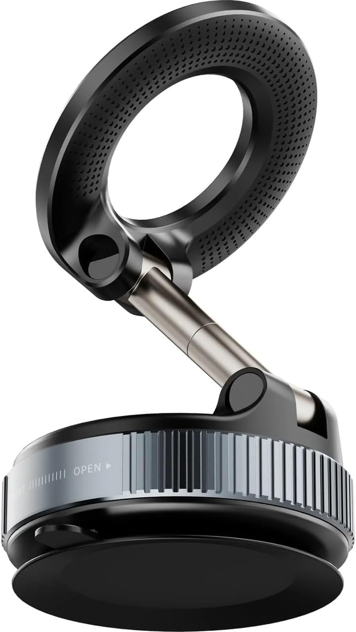 zhoppy 360 Dönebilen [Süper Güçlü Vakumlu Araç İçi Telefon Tutucu iPhone 11-16 pro max] Titreşime Dayanıklı Her Modele Uygun Stand Ev Oto Kullanıma Uygun Çıkarılabilir Vakumlu Tutucu