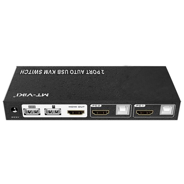 PM-14742 2 Port HDMI KVM Switch Ultra HD 4K Kasa Çoklu Bilgisayar Kontrol Cihazı