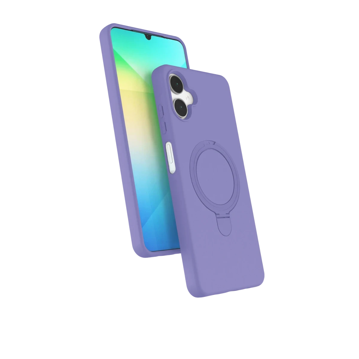 Samsung Galaxy A06 Regal Magsafe Standlı Kapak - Lila