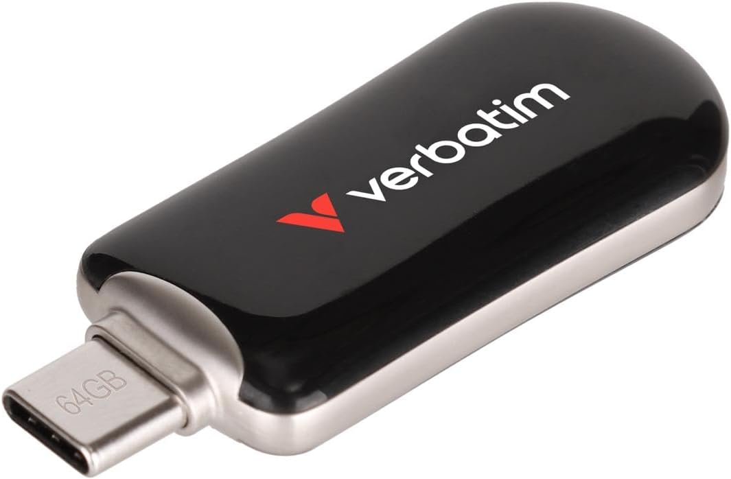 Plectra USB-C Flash Drive Black 64GB Siyah