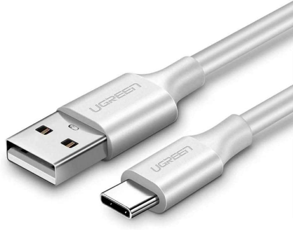 USB Type-C Şarj ve Data Kablosu, 1 Metre, Beyaz