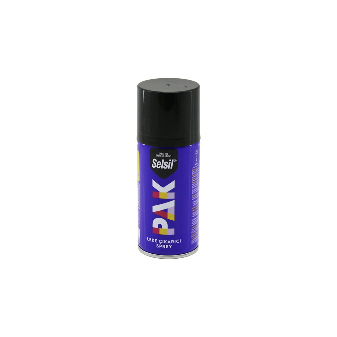 SELSIL PAK KUMAŞ LEKE ÇIKARICI SPREY 150 ML YAĞ - BOYA - MAKYAJ - KATRAN - ÇİMEN - ÇİKOLATA VS.