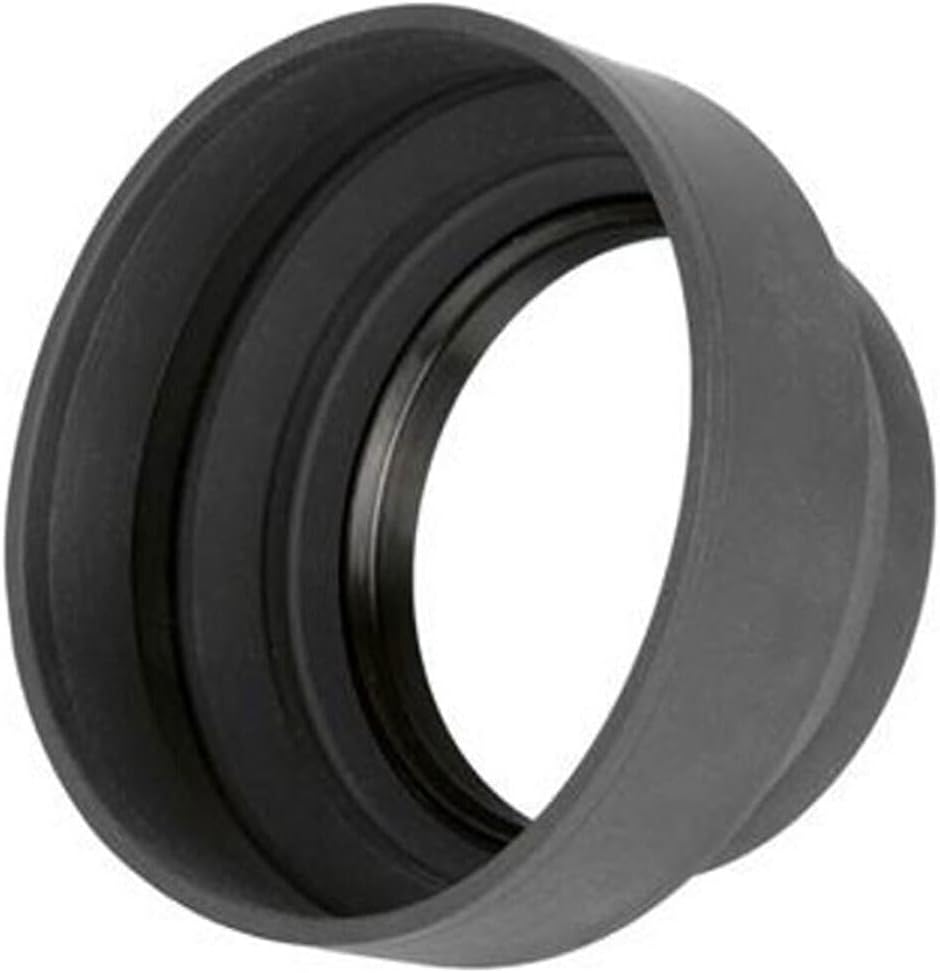 72mm Üç Kademeli Kauçuk Parasoley, Lens Hood