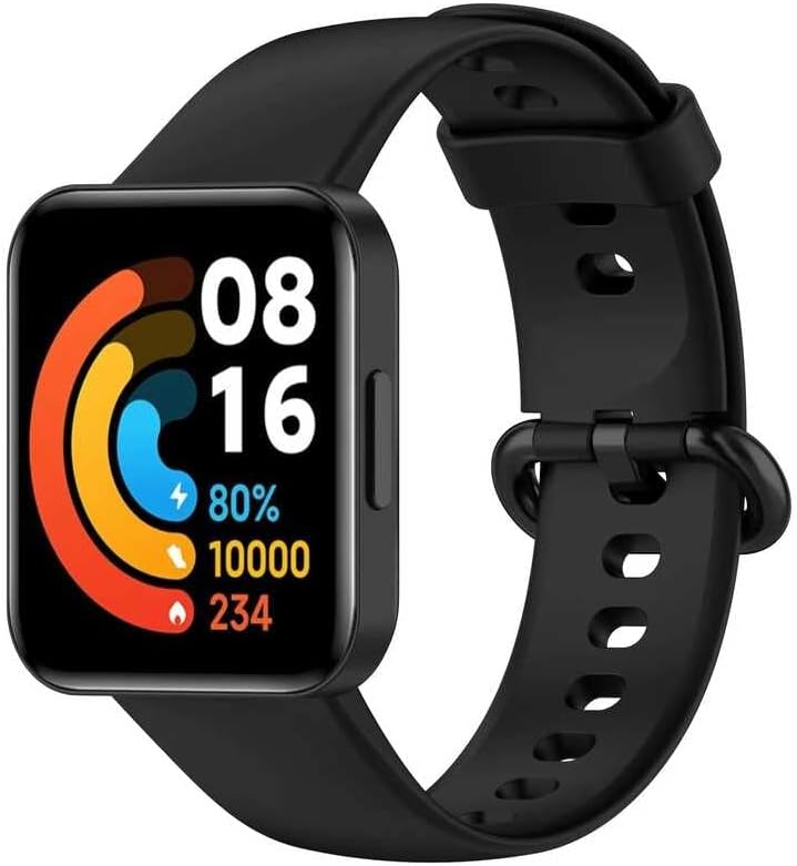 Xiaomi Redmi Watch 2 Lite ile uyumlu Saat Kayışı Ent Kaliteli Redmi Watch 2 Lite ile uyumlu Spor Saat Kontrast Renkli Lagniappe Silikon Kordon