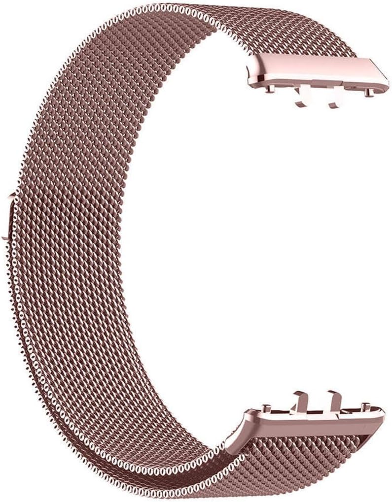 Samsung ile uyumlu Galaxy Fit 3 Kordon Milano Loop Metal Kordon - Pembe