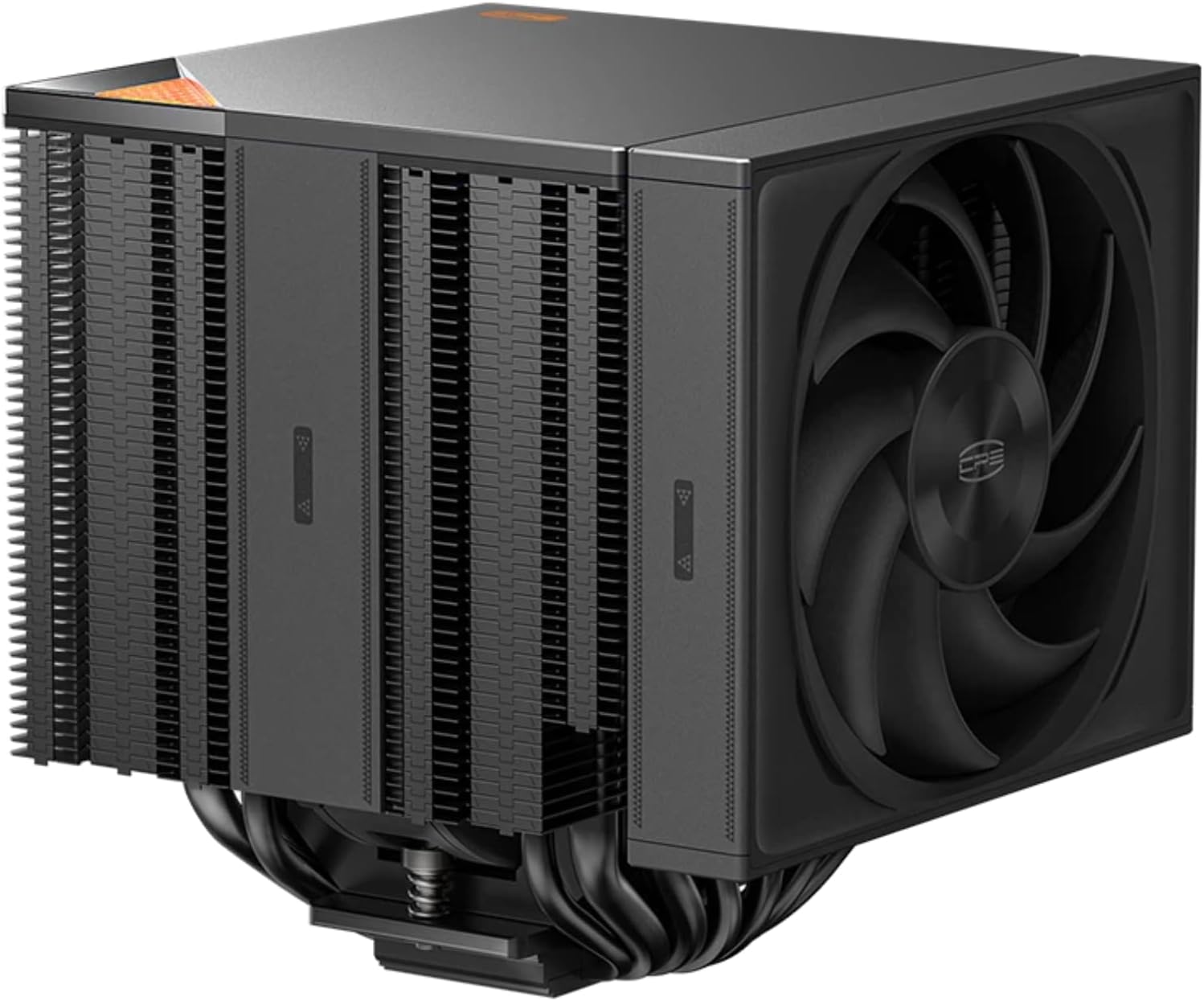 CPS RZ820 CPU Hava Soğutucu, Dört 8mm ve Dört 6mm Isı Borulu 290W TDP Çift Kule Soğutucu, Çift PWM Fan, Intel LGA1851/1700/1200/115X/20XX ve AMD AM5/AM4 ile uyumlu, Siyah
