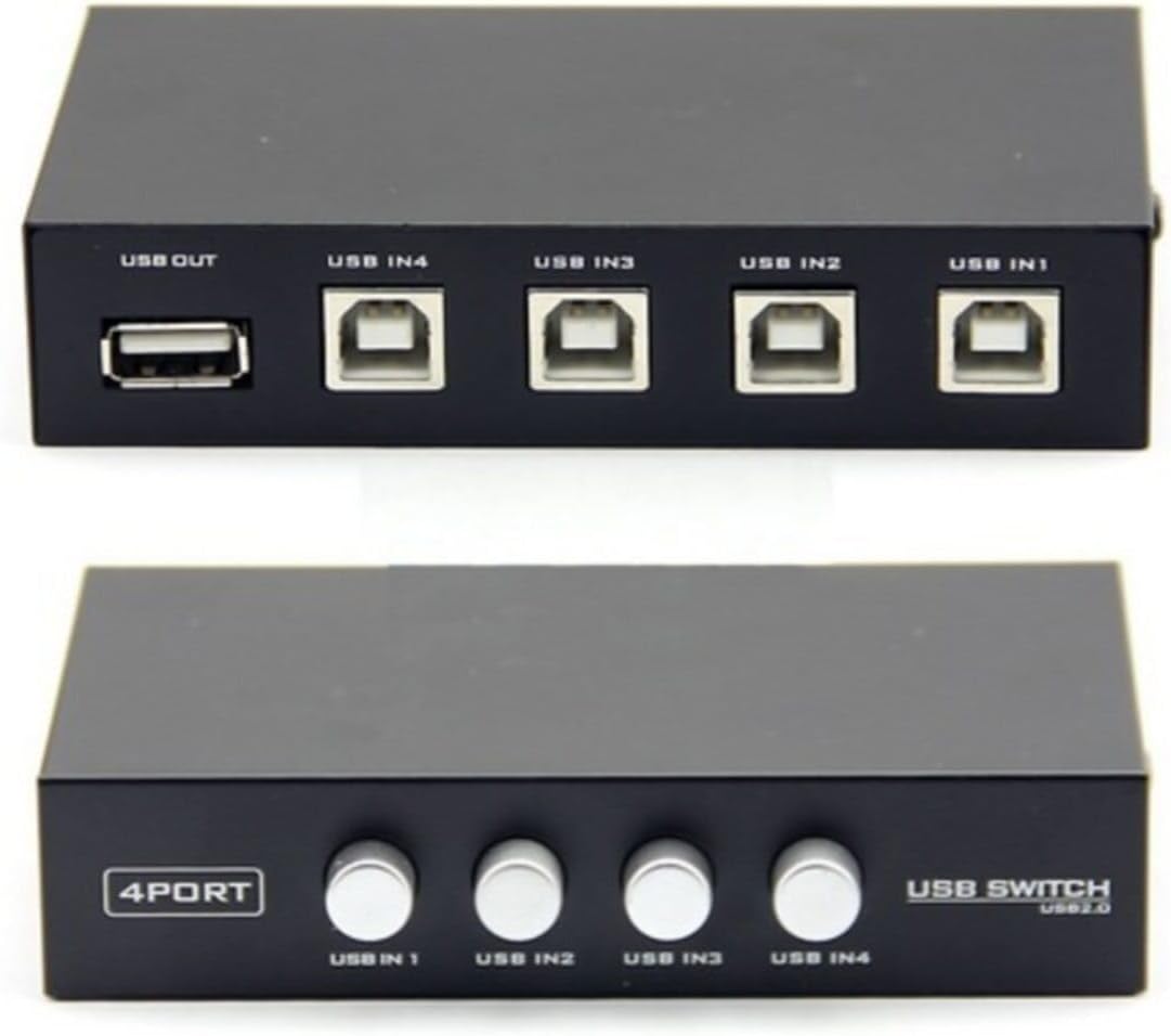 4569 Yazıcı Printer Switch Çoklayıcı Çoğaltıcı 4 Port