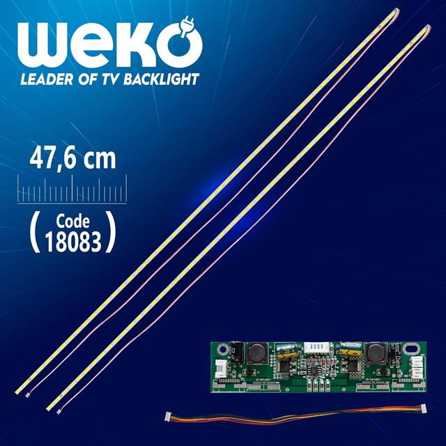 43’’ Inch 51 Ledli 47 Cm Universal Tv E-Led Takımı