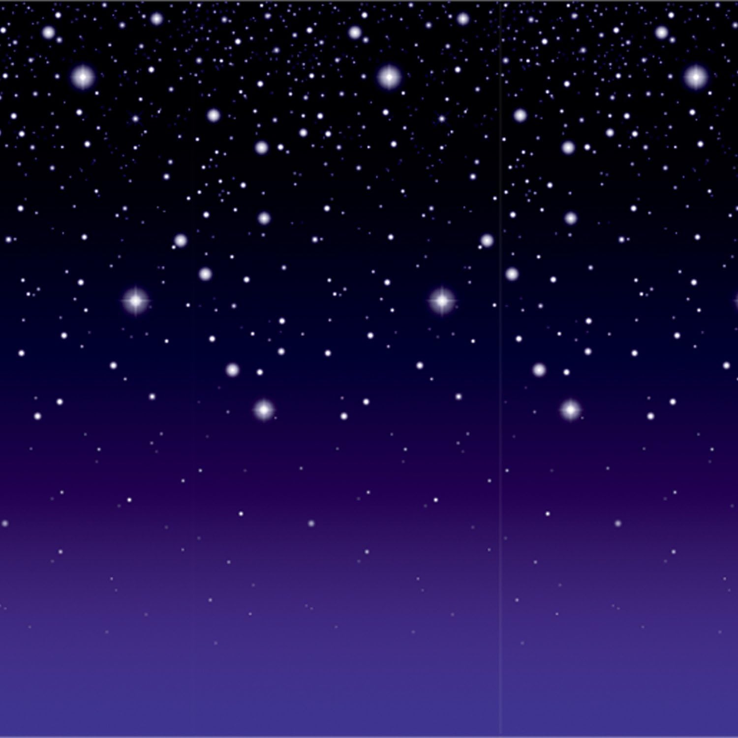 1er Pack Starry NIGHT arka plan, 4-feet 30-feet