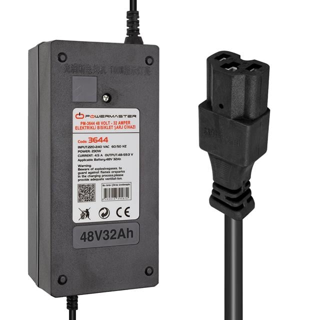 PM-3644 48 Volt - 32 Amper Elektrikli Bisiklet Şarj Cihazı