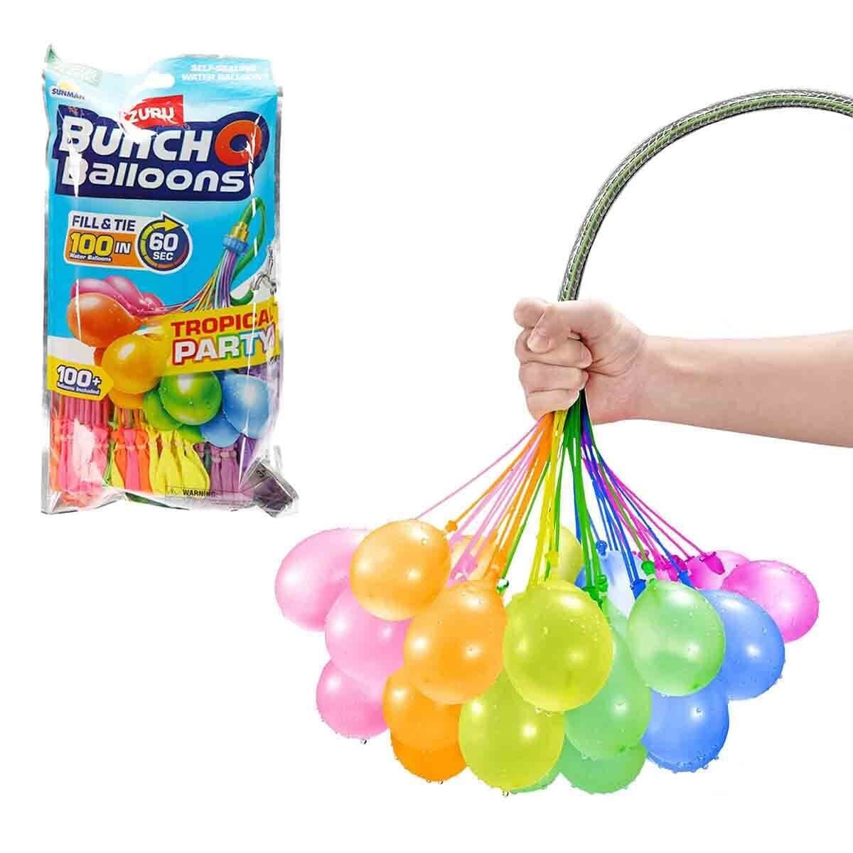 56480 Sun-zur-balon Su Pompası Bunch O Balloons Tropıcal Party 100LÜ Krtl 12D
