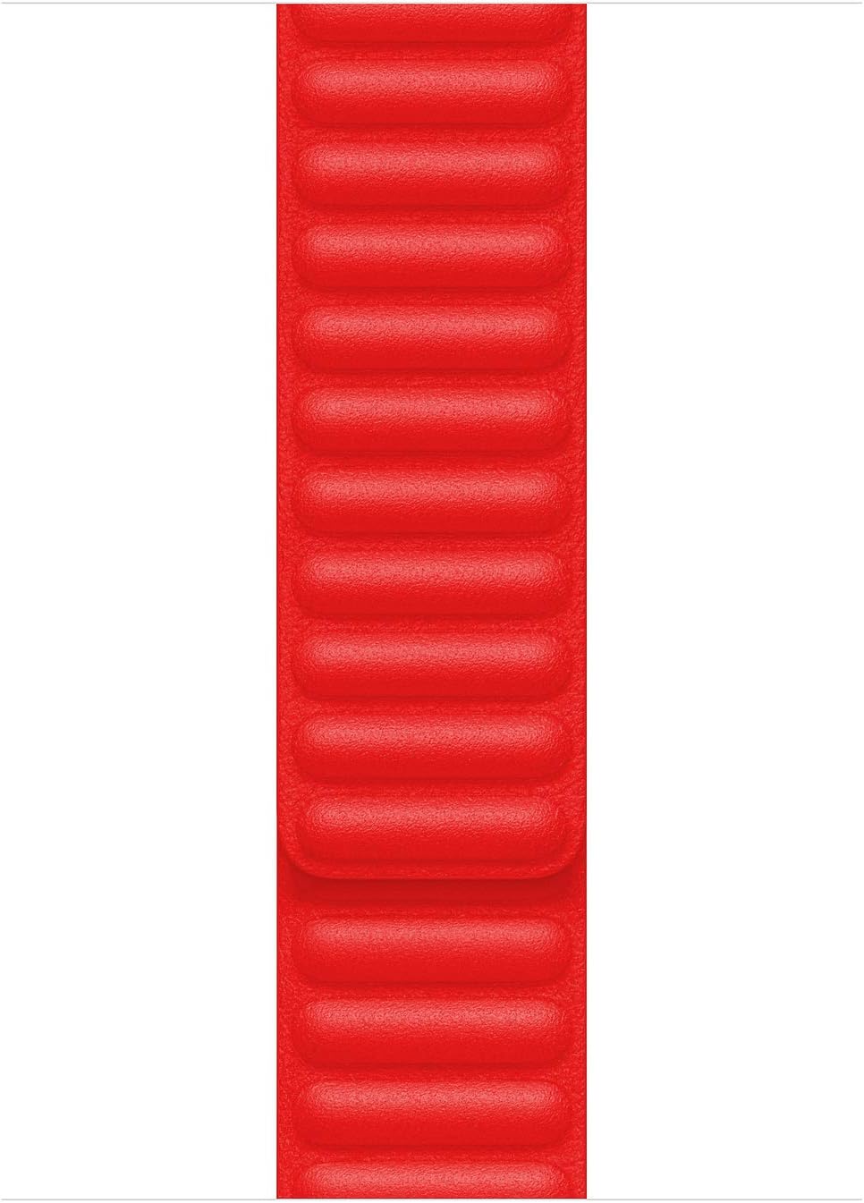 Apple Watch Series 9 45mm için Kordon Leather Link Band Kırmızı [Watch Series 9 45mm ile Uyumlu Kordon - Kırmızı]