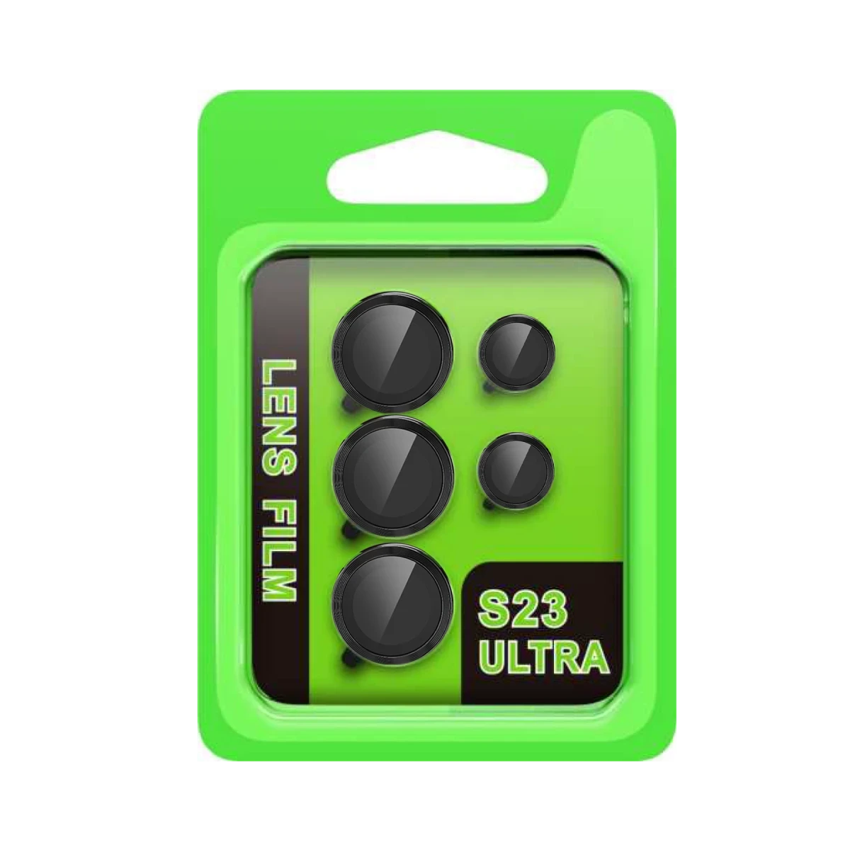 Samsung Galaxy S23 Ultra Raze Metal Kamera Lens - Siyah