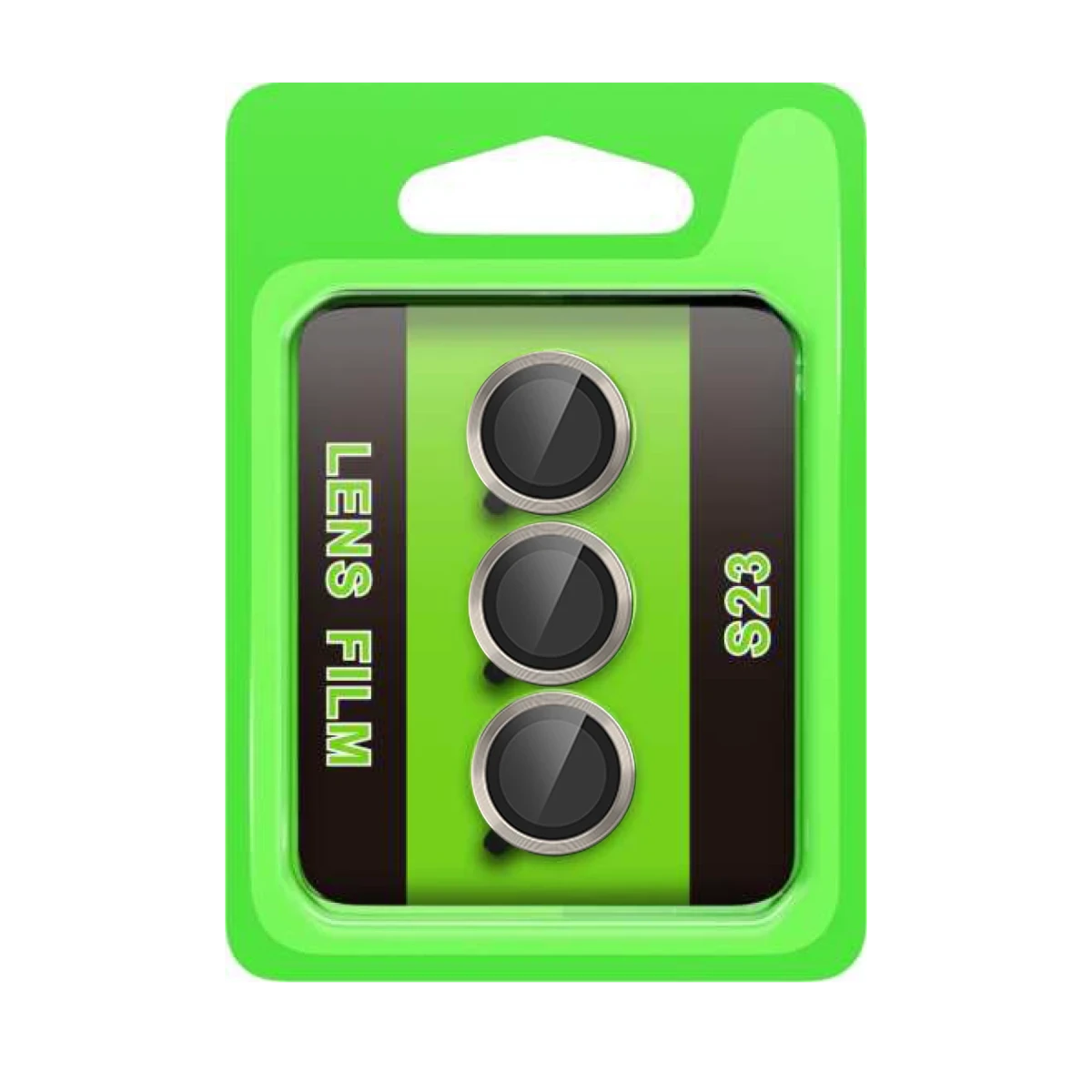 Samsung Galaxy S23 Raze Metal Kamera Lens - Gri