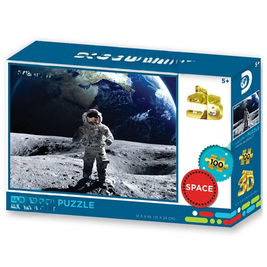 Ayda Astronot Puzzle 100 Parça