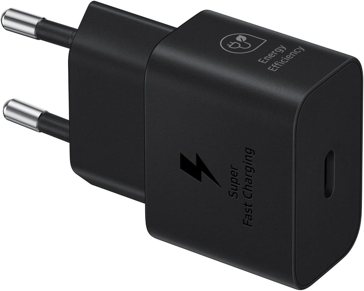25 Watt Şarj Adaptörü + Kablo Seti, Siyah