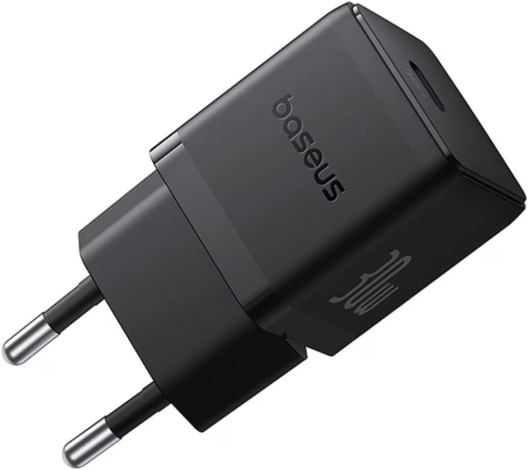30W Hızlı Şarj Cihazı, Palm 1C USB-C Duvar Adaptörü, BCT Soğutma Teknolojisi ve Akıllı Çip Koruması, Kompakt Şarj Başlığı, Samsung ve iPhone Uyumlu, Siyah