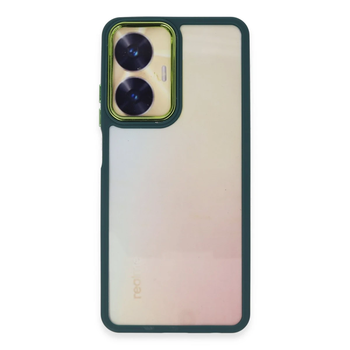 Realme C55 Kılıf Dora Kapak - Haki Yeşil