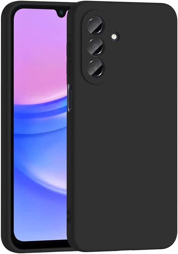 Samsung Galaxy A17 İle Uyumlu Kılıf Z-Mara Lansman Vieri Tam Koruma Arka Kapak Kamera Koruma Çıkıntılı Pürüzsüz Yüzey Siyah