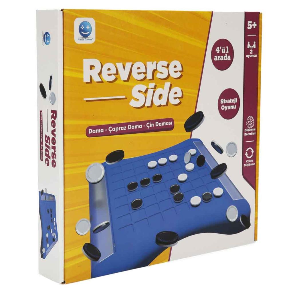 S00004759 Zeka Oyunu Reverside Sıde 4Ü 1 Arada Kutu Oyunu
