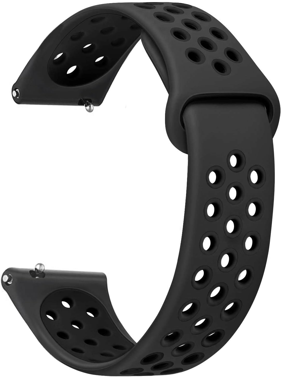 Xiaomi Watch S1 için Rainbow Gently Band Kordon Siyah [Watch S1 ile Uyumlu Kordon - Siyah]