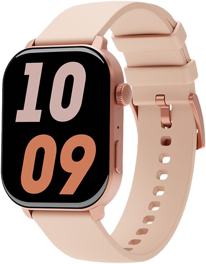 Hiwatch Talk 2 Amoled Ekran FitPro Uygulama Destekli Silikon Kayisli Akilli Saat Pembe (Bordo Kayis Hediyeli)