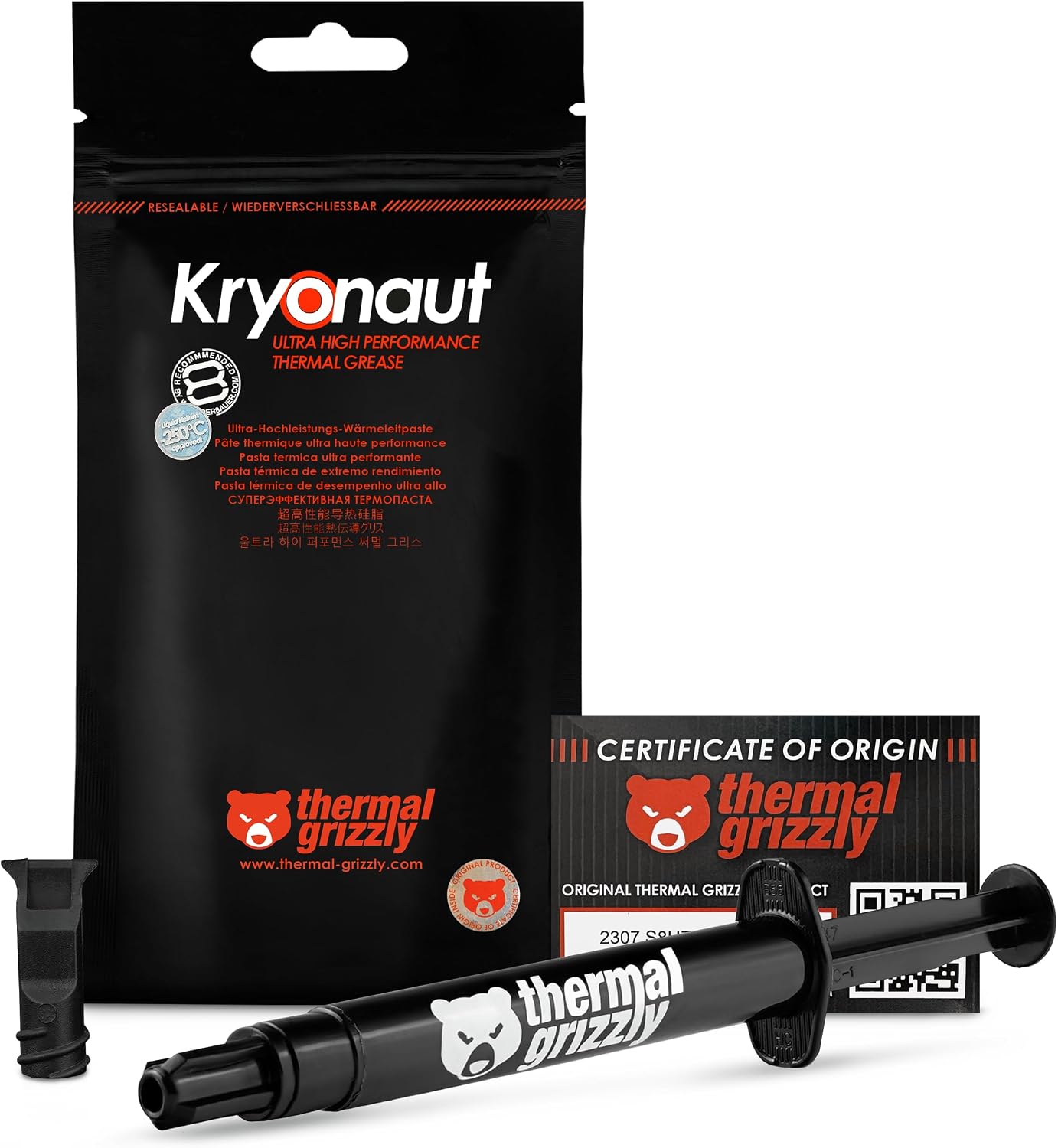 Kryonaut en Kaliteli Termal Macun - Bilgisayar ve Konsollardaki tüm İşlemcileri, Grafik Kartlarını ve ısı Alıcıları Soğutmak İçin (5,5 gram)
