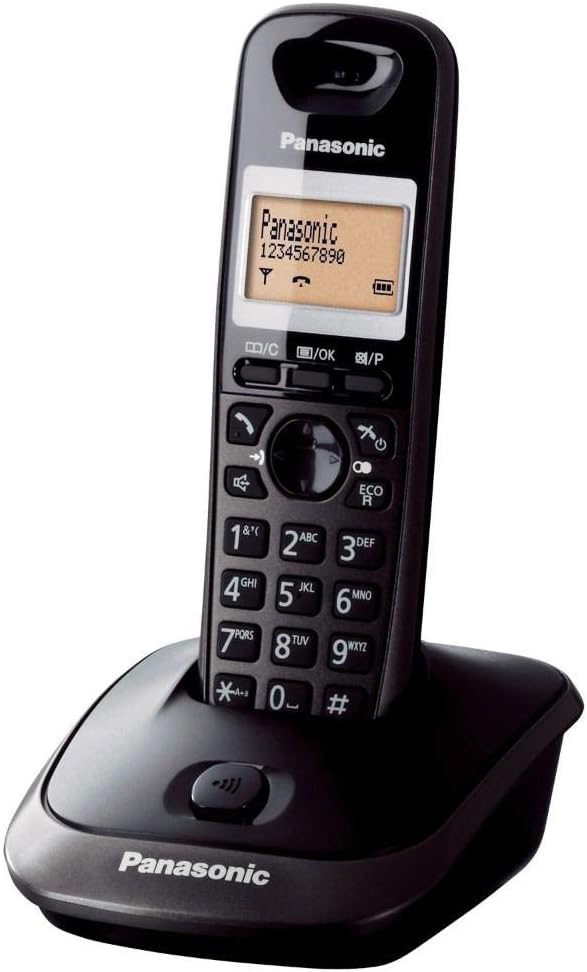 Panasonic KX TG2511 Telefon-Siyah Dect Telefon, Siyah