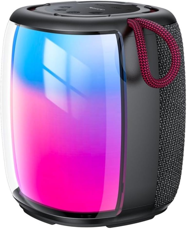 10W Dahili Hoparlörlü 2500 mAh Bataryalı BT 5.3 RGB Kablosuz Mini Hoparlör