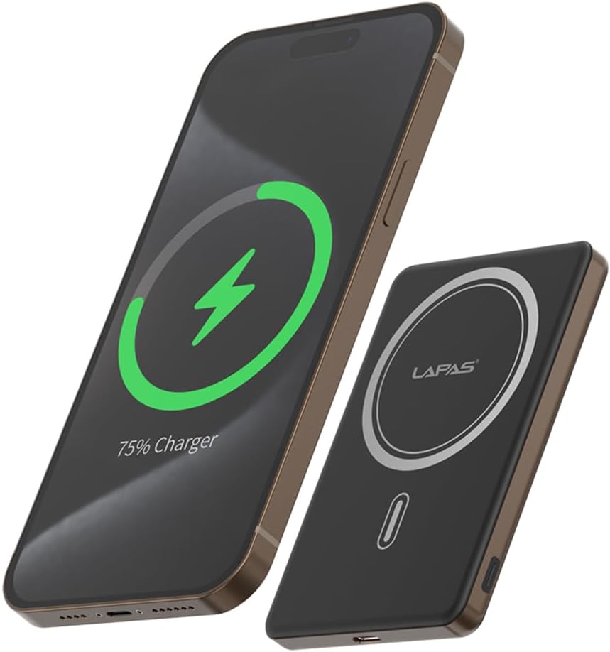 LP-PW003 Ultra İnce Hızlı Şarj Özellikli Wireless Powerbank 5000mAh 15W Gold