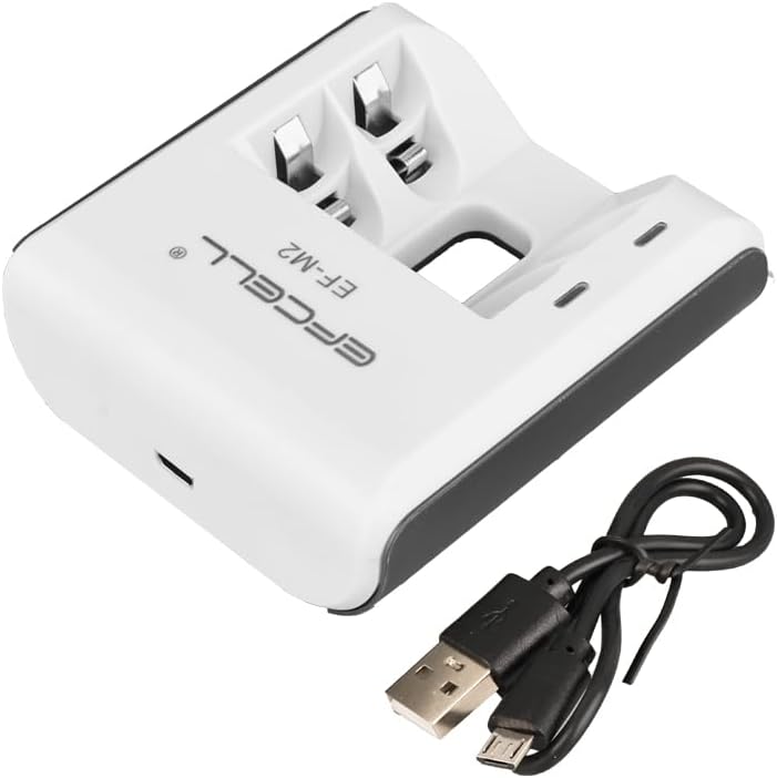 EF-M2 Pil Şarj Aleti 2Li Usb AA-AAA Ni-Mh Ni-Cd X