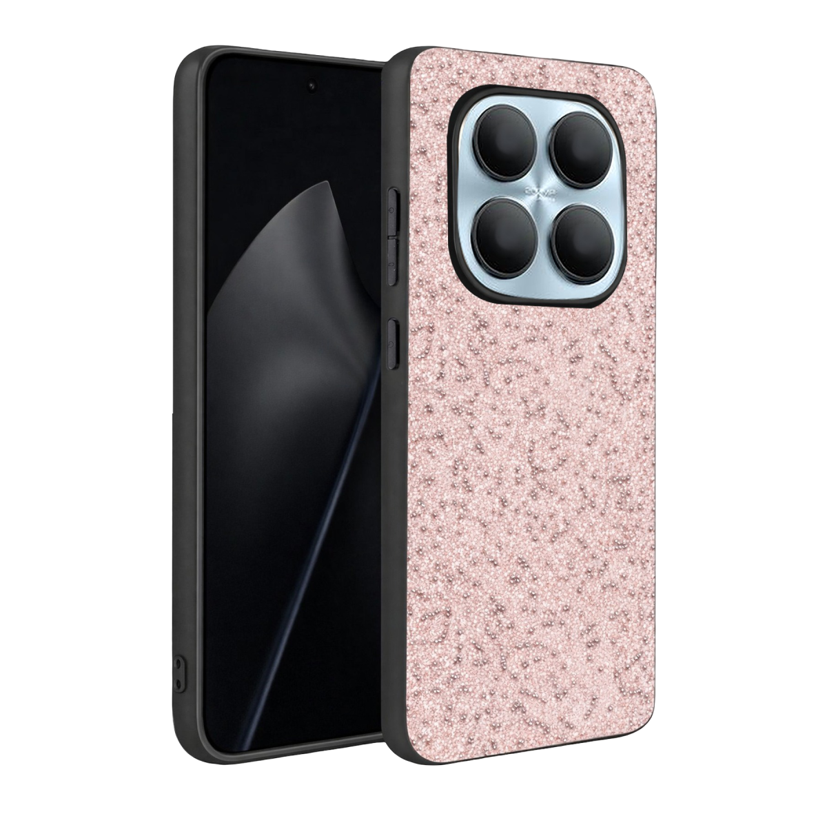 Onegif Xiaomi Redmi Note 15 Pro 5G Bright Simli Kapak - Pembe