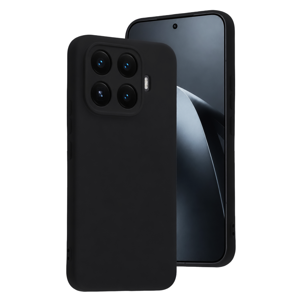 Xiaomi Mi 17T Pro Nano içi Kadife Silikon - Siyah