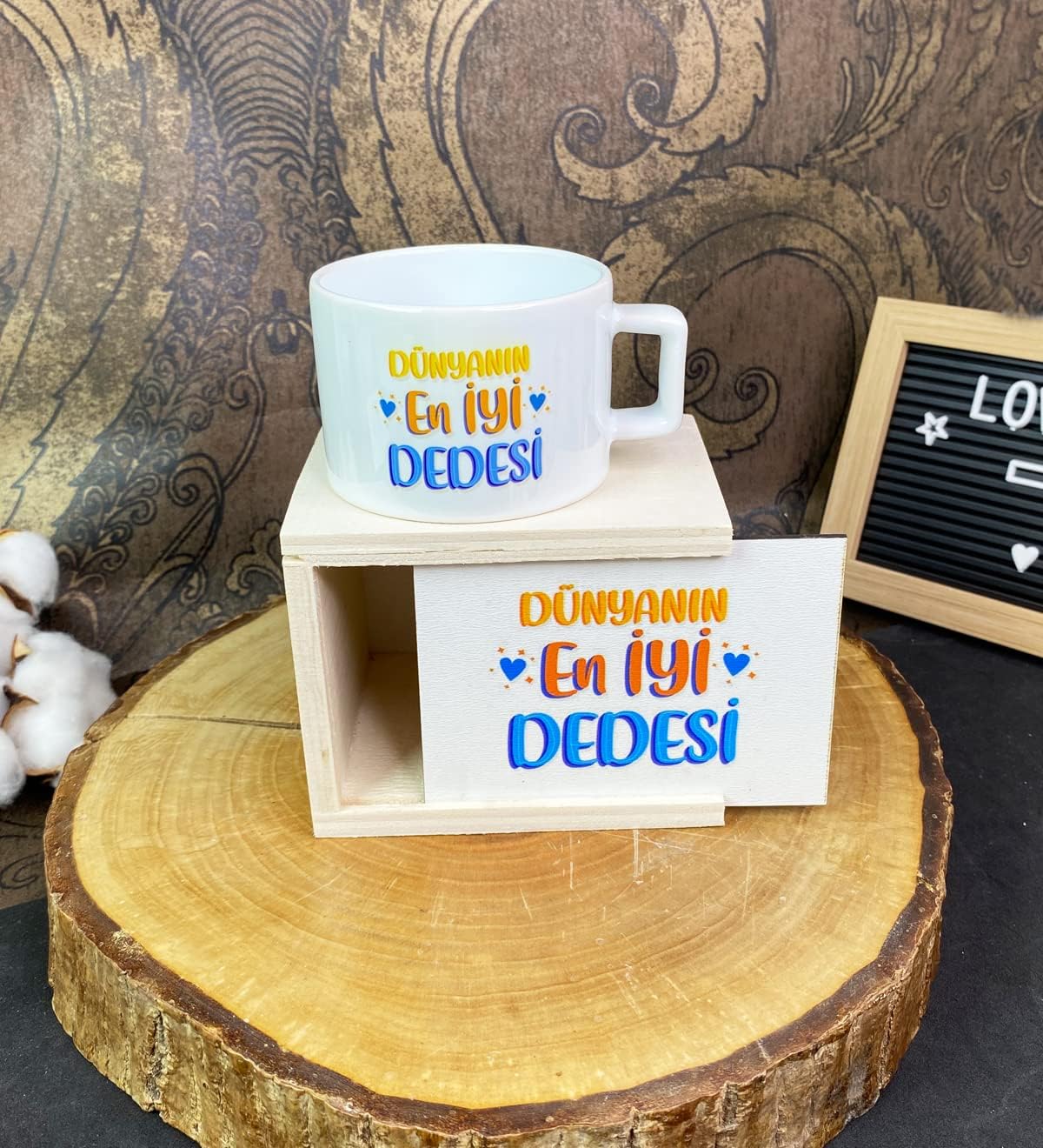 Dünyanın En İyi Dedesi Tasarımlı Kutulu Kupa