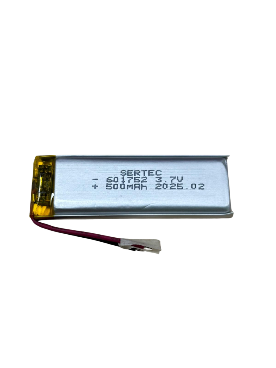 601752 3.7V 500 MAh Li-Polymer Pil (Devreli/1.5A)