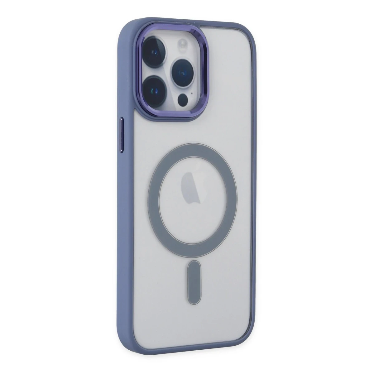 Apple iPhone 14 Pro Max Kılıf Room Magneticsafe Silikon - Sierra Blue