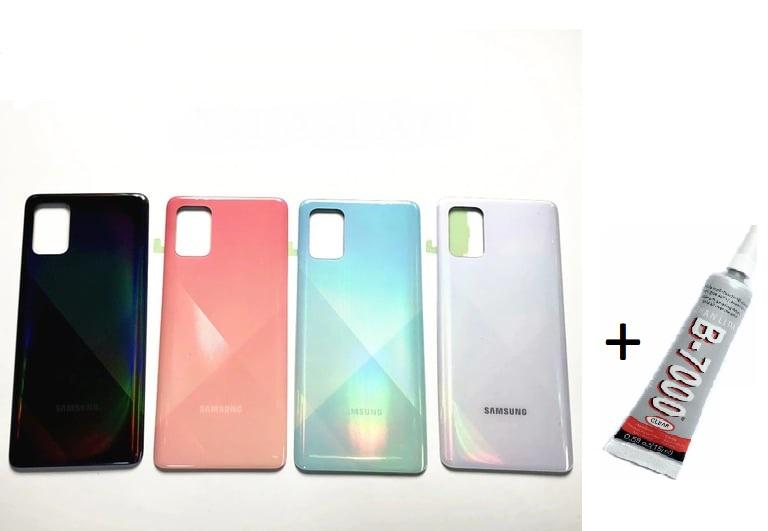 SAMSUNG A51 A515 Arka Batarya Pil Kapağı SİYAH (B7