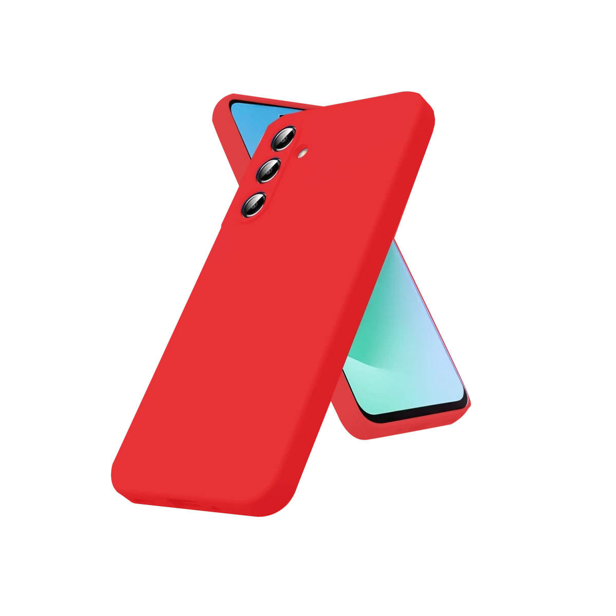 Samsung Galaxy A17 5G First Silikon - Kırmızı