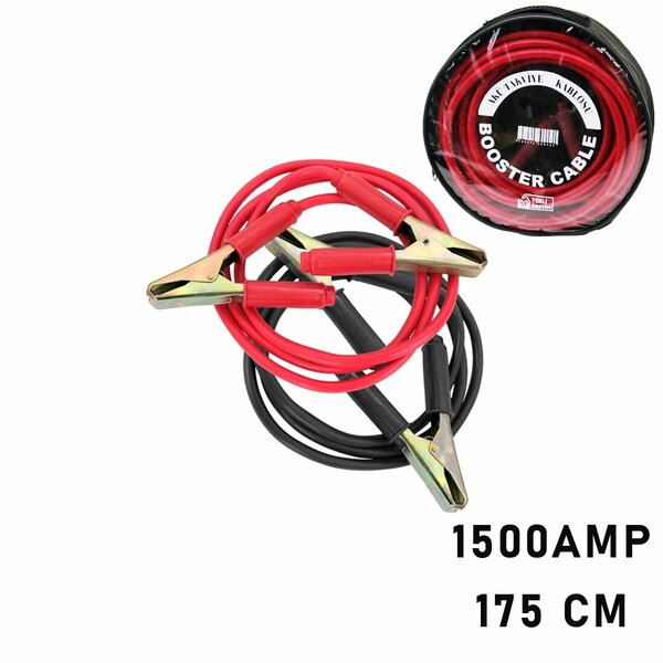 1500 Amper Kamyon İçin Akü Takviye Kablosu 175CM - Pencereli Bez Çantalı
