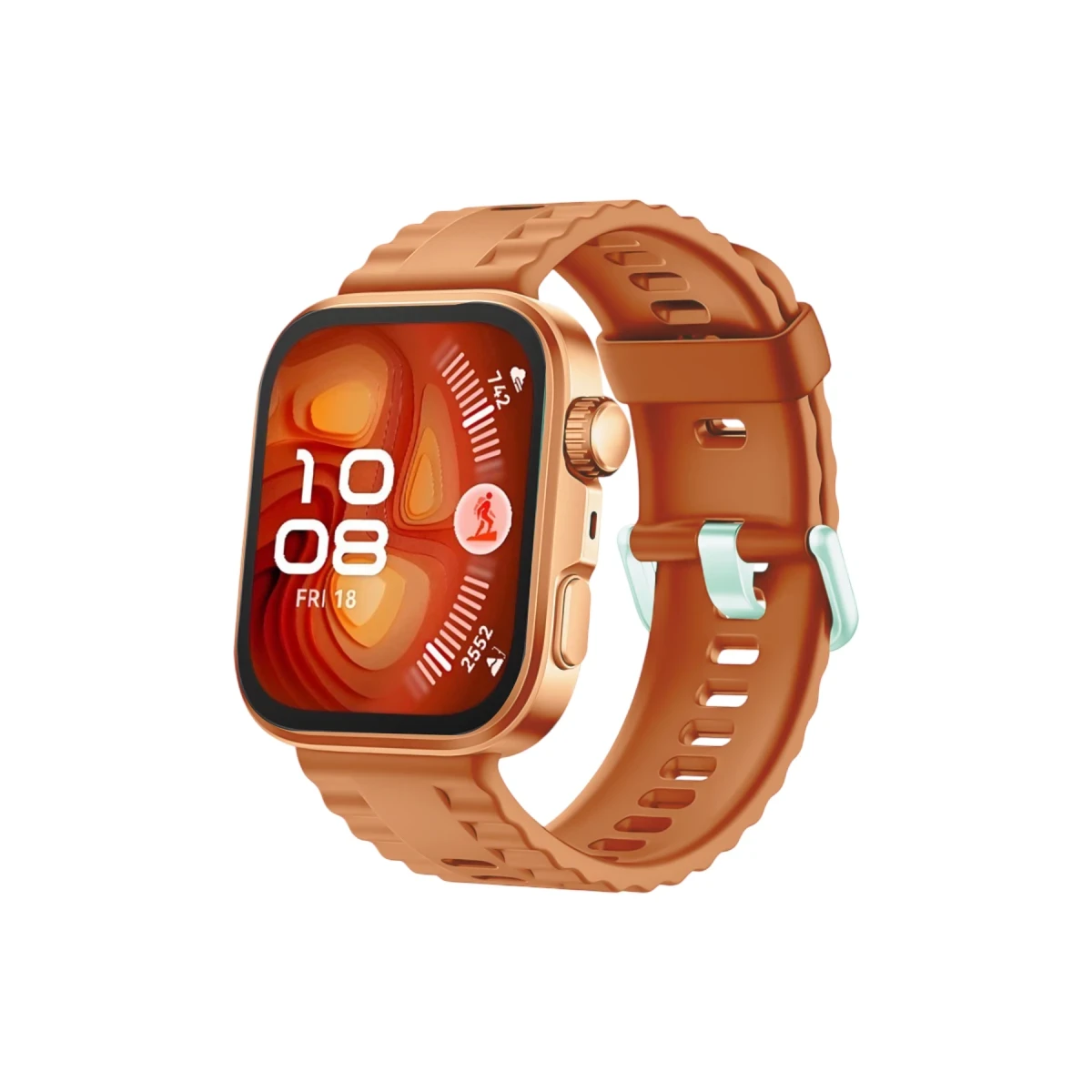 Huawei Fit 4 Nova Silikon Kordon - Turuncu