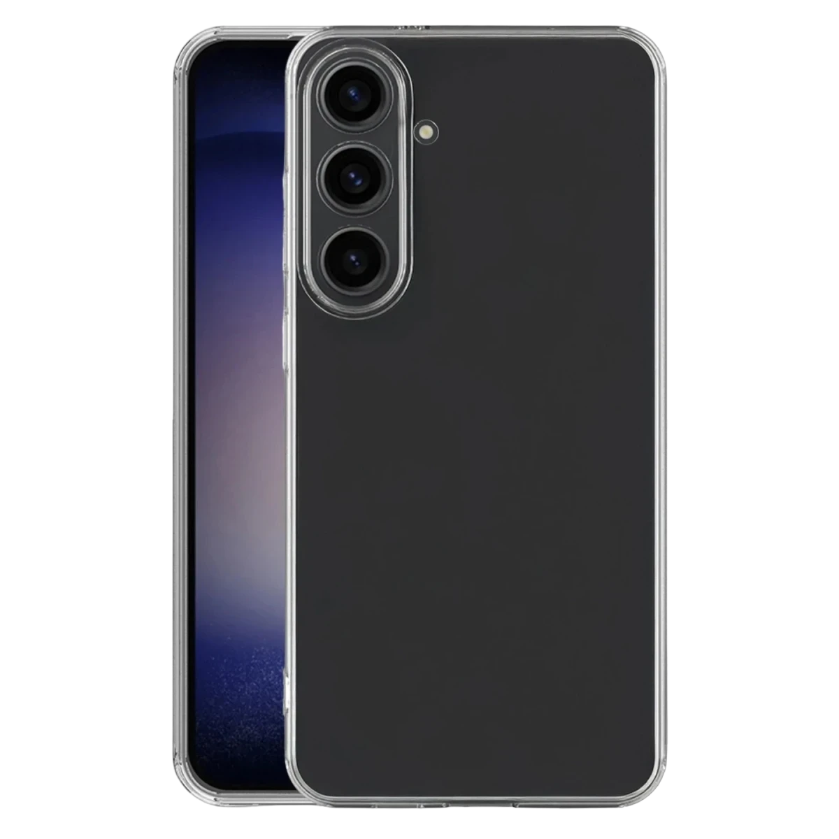 Samsung Galaxy S26 Plus Lüx Şeffaf Silikon - Şeffaf