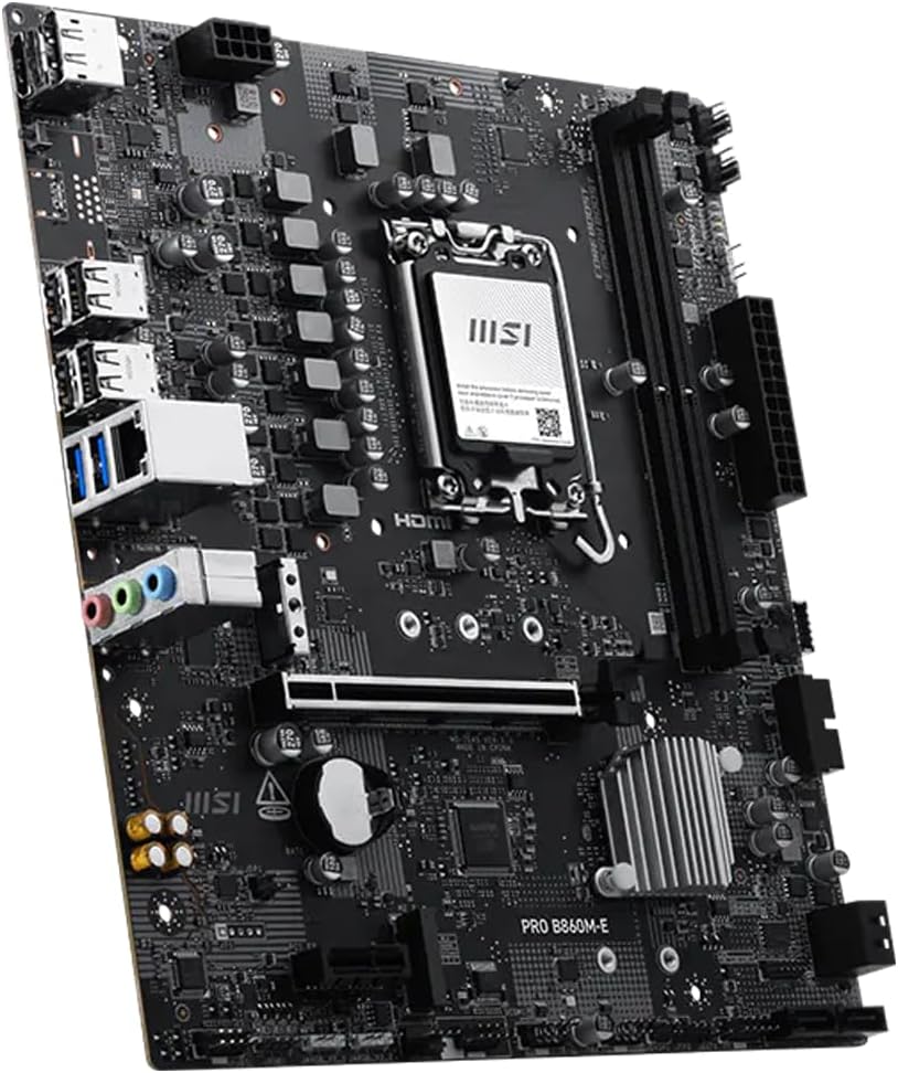 MB PRO B860M-E SOKET 1851 DDR5 9066MHZ(OC) 2xM.2 HDMI DISPLAY 5G LAN mATX