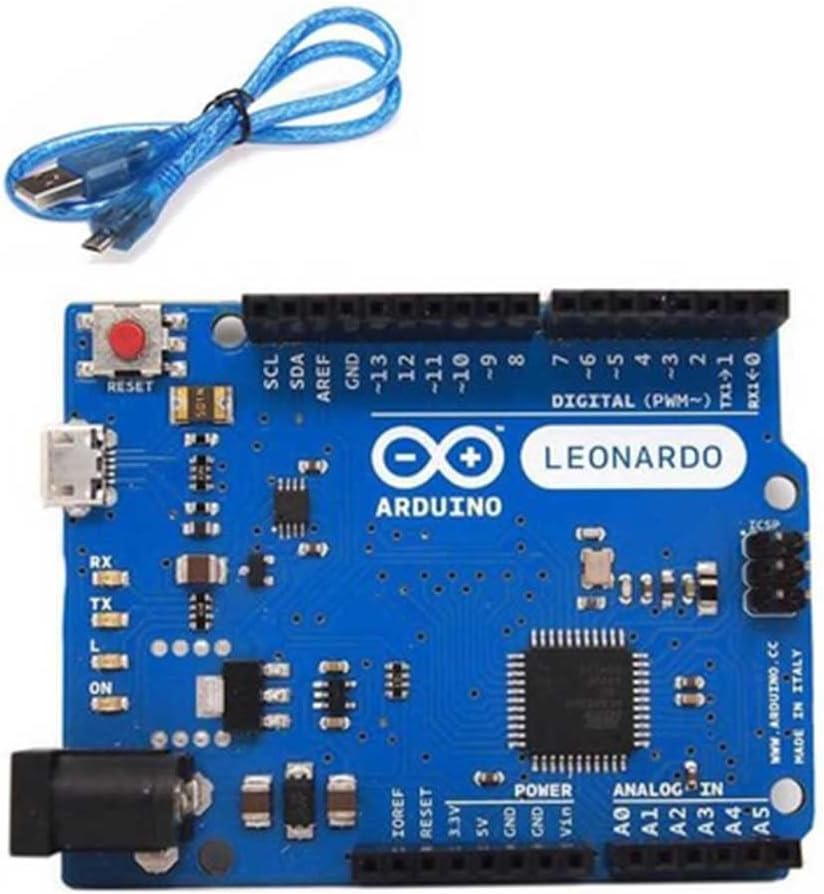 Leonardo R3 Mikrodenetleyici Kartı + Micro USB Kablo