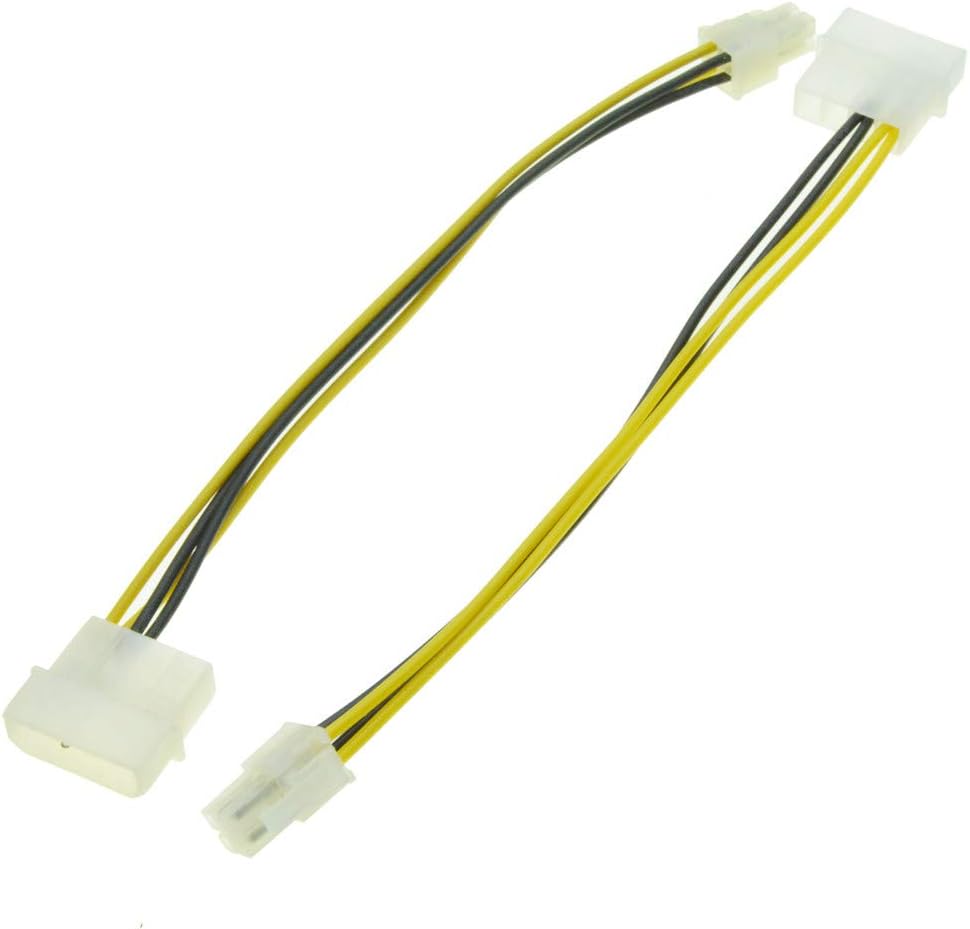 4 Pin CPU Power Kablosu 4 Pin Molex P3 P4 ATX Güç Anakart PC G
