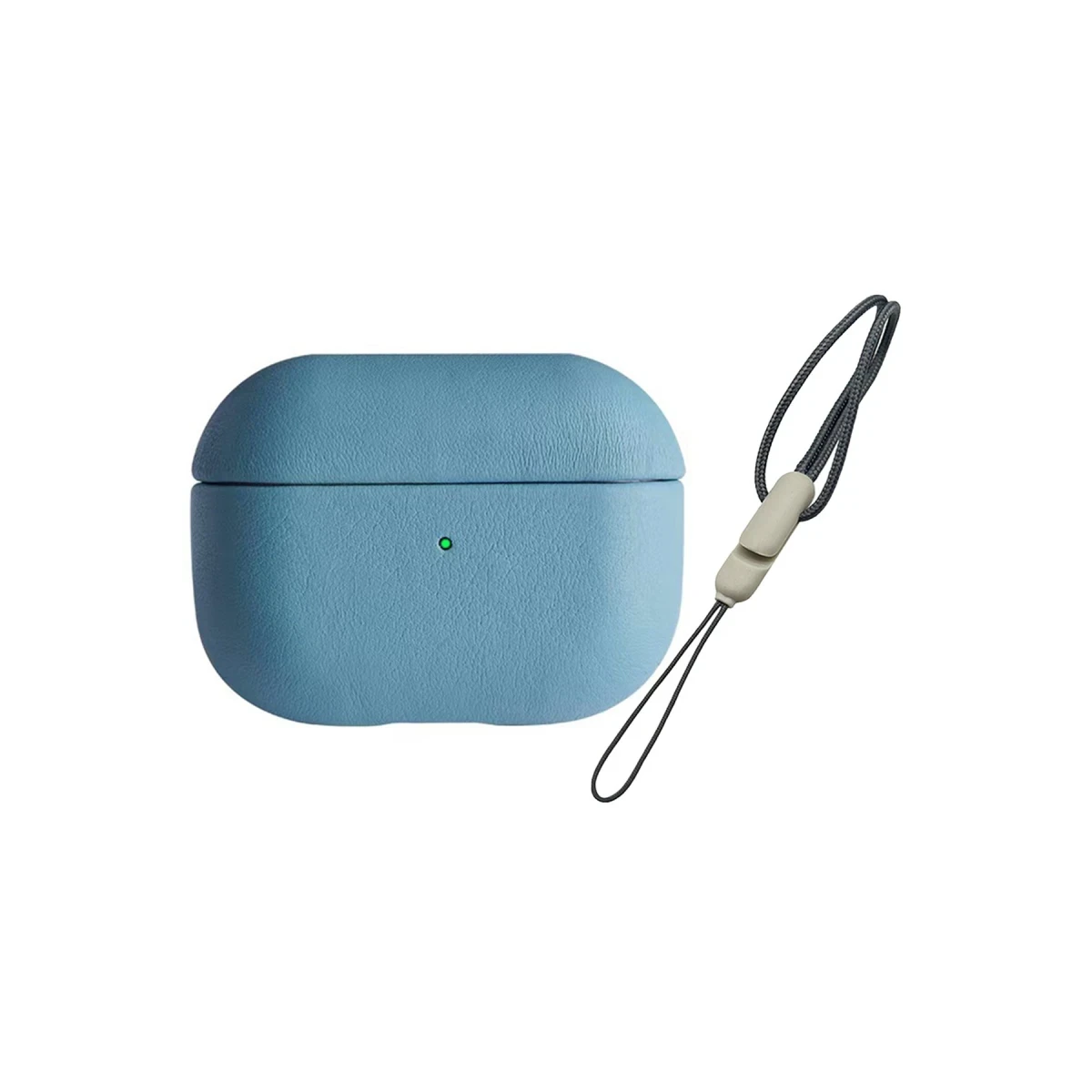 Apple Airpods 3 (3.nesil) 405 Deri Kılıf - Sierra Blue