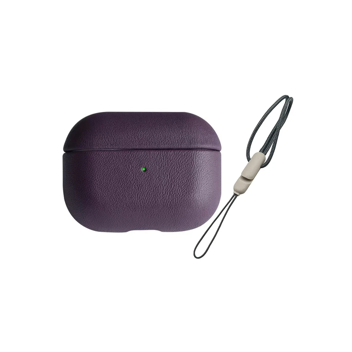 Apple Airpods Pro 2 (2.nesil) 405 Deri Kılıf - Mor
