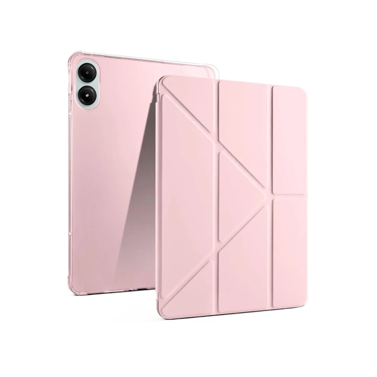 Xiaomi Redmi Pad Pro 12.1 Kılıf Kalemlikli Mars Tablet Kılıfı - Rose Gold