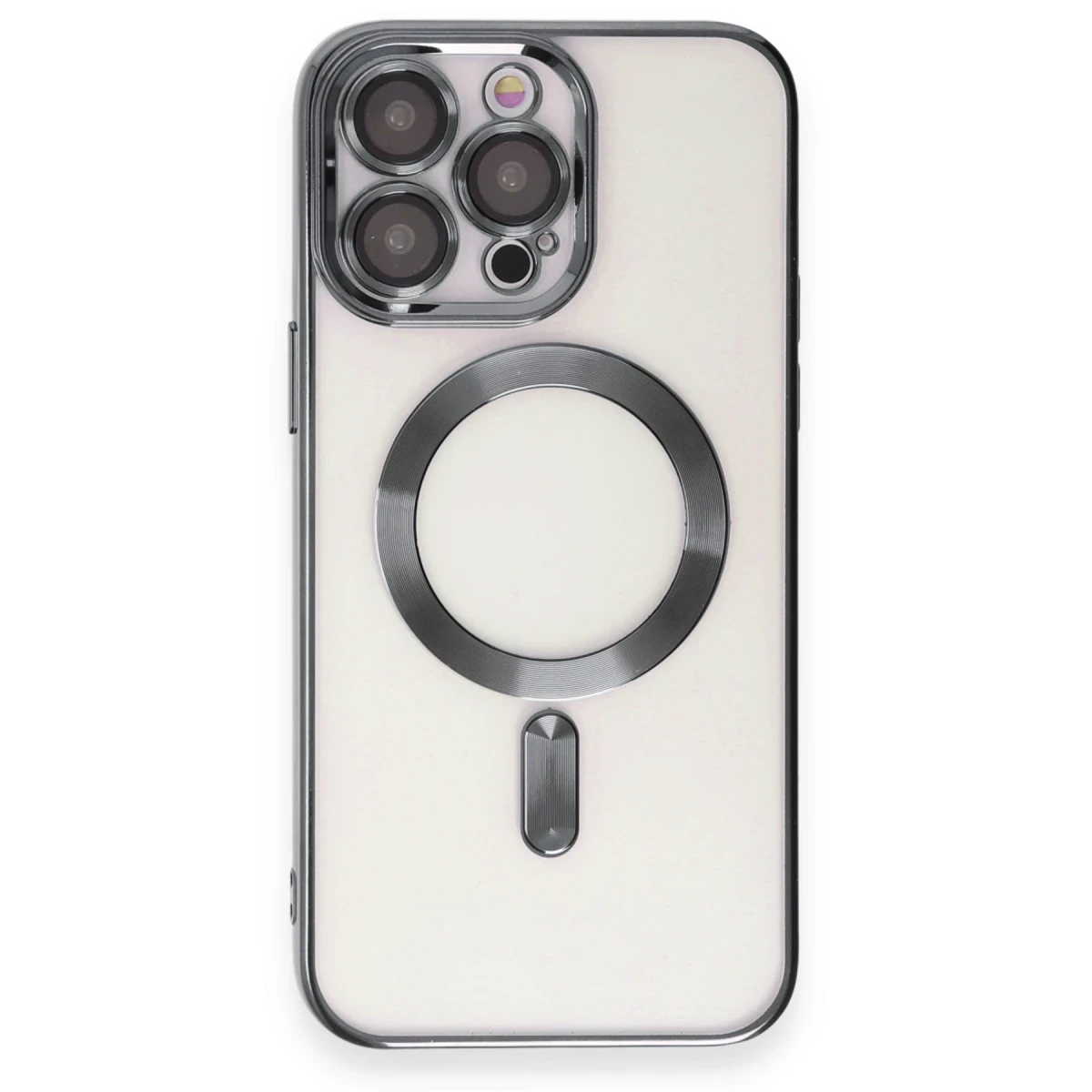 Apple iPhone 15 Pro Max Kılıf Kross Magneticsafe Kapak - Titan Gri